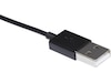 USB A 2.0 male to Lightning male kabel svart 2m USB-kablar