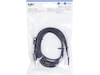 USB A 2.0 male to Lightning male kabel svart 2m USB-kablar
