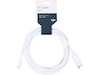 MiniDP till Displayport kabel 5m (vit) Skärmkablar