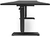 Svive Altair Gaming Desk matt svart med svarta sömmar Gaming desk