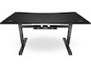 Svive Altair Gaming Desk matt svart med svarta sömmar Gaming desk