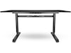 Svive Altair Gaming Desk matt svart med svarta sömmar Gaming desk
