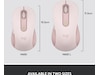 Logitech Signature M650 Medium  trådlös mus Rosa Mus
