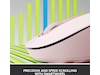 Logitech Signature M650 Large trådlös mus Rosa Mus