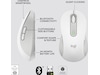 Logitech Signature M650 Large trådlös mus Offwhite Mus