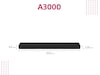 Sony HT-A3000 Dolby Atmos® Soundbar (svart) Soundbars
