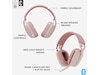 Logitech Zone Vibe 100 trådlös headset (rosa) Hörlurar