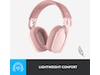 Logitech Zone Vibe 100 trådlös headset (rosa) Hörlurar