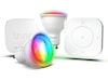 Innrstartpaket GU10 färg LED-lampor & glödlampor