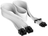 Corsair Premium 600W PCIe 5.0 / Gen 5 Kabel (vit) Tillbehör