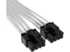Corsair Premium 600W PCIe 5.0 / Gen 5 Kabel (vit) Tillbehör