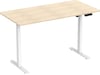 Ergonomiskt höj-/sänkbord 150cm (vit/ek) Skrivbord