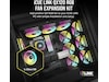 Corsair iCUE LINK QX120 RGB 120mm Fläkt (svart) Fläkt
