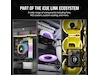 Corsair iCUE LINK QX120 RGB 120mm Fläkt (svart) Fläkt