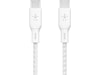 Belkin USB-C till USB-C kabel 3m (vit) USB-kablar
