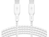 Belkin USB-C till USB-C kabel 3m (vit) USB-kablar