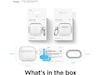 Elago Airpods 3 Clear fodral med karbinhake (transparent) Tillbehör till hörlurar