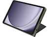 Samsung Galaxy Tab A9 Book Cover (svart) Skydd