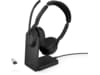 Jabra Evolve2 55 Link380a MS Teams Stereo Stand Headset trådlöst