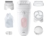 Braun Silk-épil 5 Epilator SE5-060 (vit/flamingo) Epilator & IPL-hårborttagning