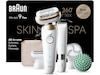 Braun Silk-épil 9 Flex 3S SkinSpa Epilator SES9-481 (vit/guld) Epilator & IPL-hårborttagning