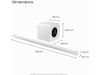 Samsung HW-S811D soundbar med subwoofer (vit) Soundbars