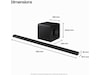 Samsung HW-S810D soundbar med subwoofer (svart) Soundbars