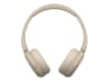Sony WH-CH520 trådlösa hörlura, On-Ear (beige) Hörlurar