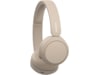 Sony WH-CH520 trådlösa hörlura, On-Ear (beige) Hörlurar