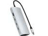 Satechi Multiport 8K Docking V3 (silver) Dockningsstation och USB-hub