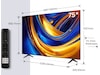 TCL 75" 75V6B 4K HDR Google TV 70 - 79 tums TV