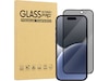 iiglo iPhone 16 Plus / 15 Plus 3D Privacy Glass skärmskydd Skärmskydd