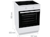 Gorenje GEIT6A60WPG elektrisk spis (vit) Spis
