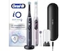 Oral-B iO 9 Duo elektriska tandborstar (svarta & ljusrosa) Eltandborste