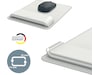 Leitz Ergo musmatta med handledsstöd (ljusgrå) Handledsstöd