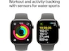 Apple Watch Series 10 46mm GPS + LTE Titan (naturlig) Smartwatches