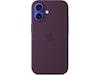 Apple iPhone 16 Silikonskal (plommon) Skydd