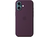 Apple iPhone 16 Silikonskal (plommon) Skydd