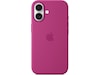 Apple iPhone 16 Silikonskal (lila fuchsia) Skydd