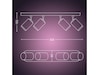 Philips Hue Fugato med 4 spotlights (svart) Taklampa
