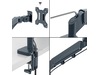 Leitz Ergo Monitorarm Dubbel, platsbesparande, 17"-32" skärmar Bord- & väggfäste