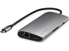 Satechi Multiport 8K Docking (space gray) Dockningsstation och USB-hub