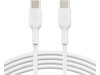 Belkin USB-C kabel 2m (vit) USB-kablar