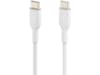 Belkin USB-C kabel 2m (vit) USB-kablar