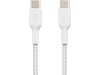 Belkin USB-C kabel 2m (vit) USB-kablar