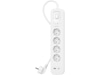 Belkin Strömförgrening 4x uttag och 2x USB 2m (vit) Överspänningsskydd