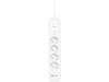 Belkin Strömförgrening 4x uttag och 2x USB 2m (vit) Överspänningsskydd