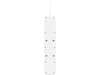 Belkin Strömförgrening 4x uttag och 2x USB 2m (vit) Överspänningsskydd