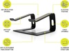 Port Design Ergonomic Notebook stand 10''-15.6'' Laptopstativ