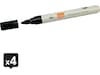 Nobo whiteboardpennor, 4-pack (svart) Whiteboards